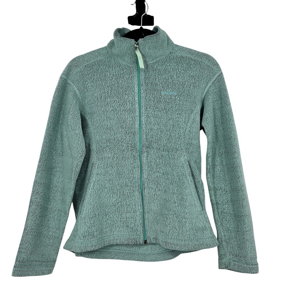 VTG Made In USA Patagonia Green Synchilla El Cap Fleece Full Zip Jacket Size S